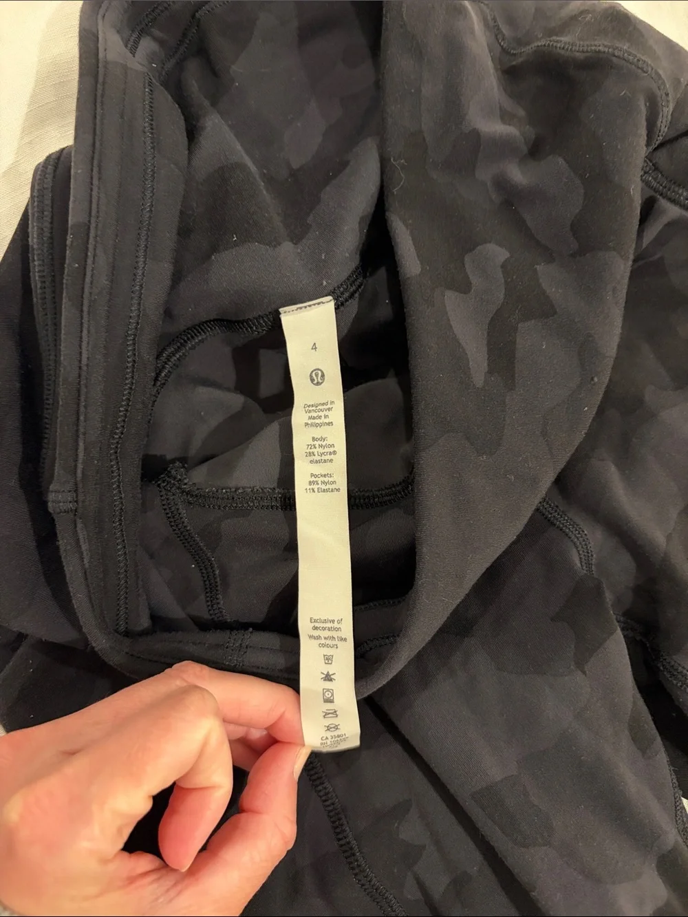 lululemon black Camo Leggings